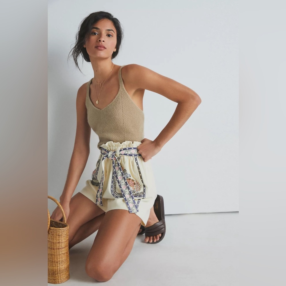 Anthropologie - Annaleigh Embroidered Shorts - Size XL - Picture 2 of 9